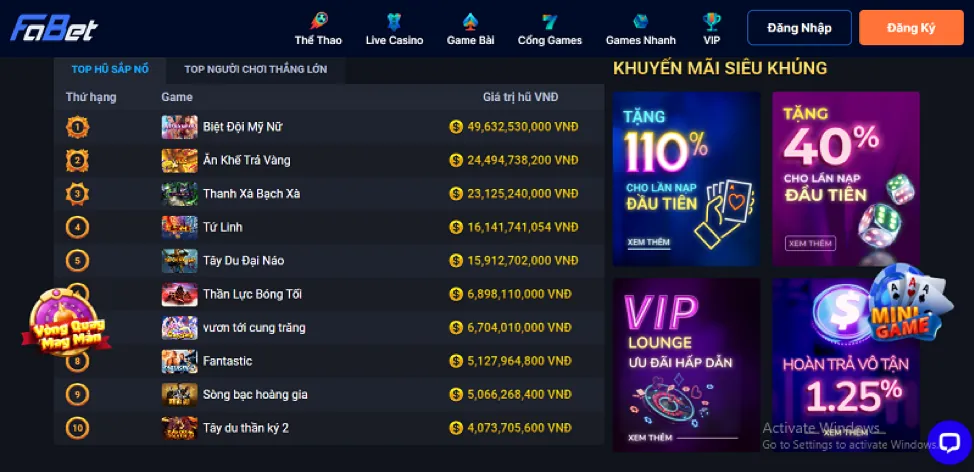 Quản lý tài khoản riêng cho thành viên VIP cổng game 88